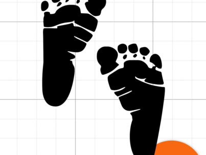 1 Baby foot prints