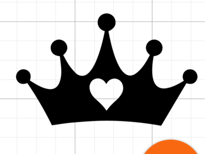 1 Crown with Heart