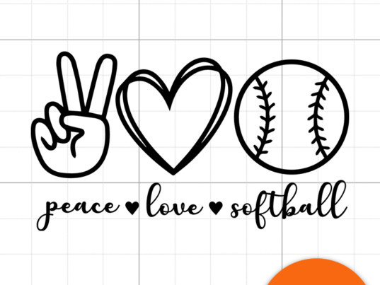 1 Peace Love Softball